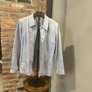 Alfani Women's Soft Gray Leather Jacket